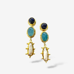 KODA CRYSTAL VEIL EARRING