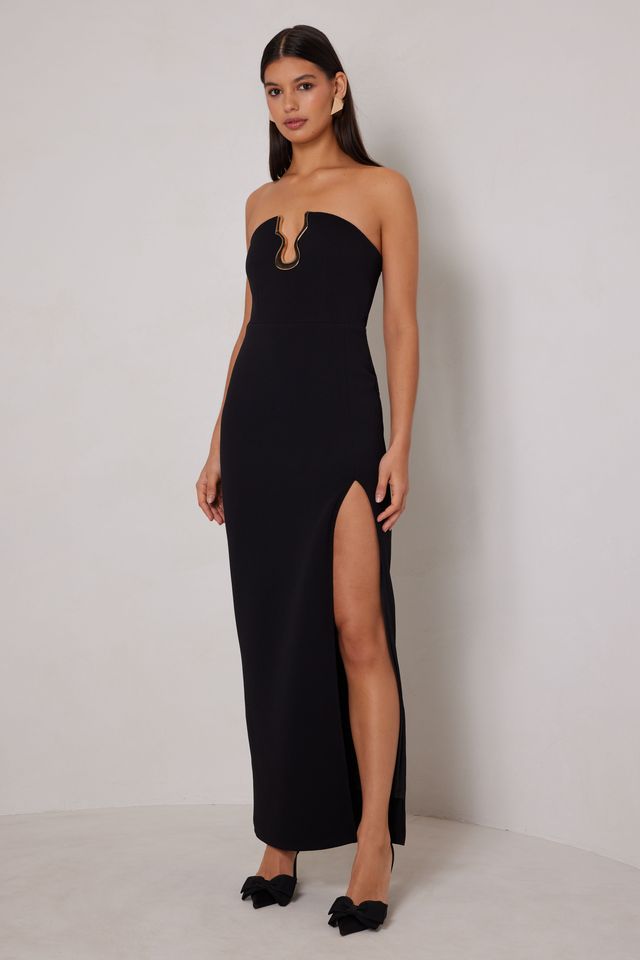 ELLE ZEITOUNE DALINA STRAPLESS GOWN