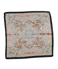 GS CHAIN PRINTED SQUARE SCARF