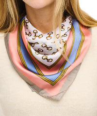 GS MULTI HORSEBIT PRINT SILKY BANDANA