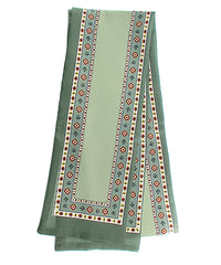 GS MULTI SHAPE PATTERN NARROW SCARF