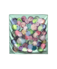 GS MULT BUBBLE PRINT SILKY BANDANA SCARF