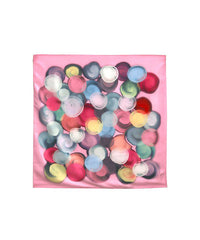 GS MULT BUBBLE PRINT SILKY BANDANA SCARF