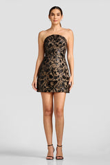 DRESS THE POPULATION MASIE MINI DRESS