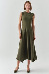 EXQUISE HADLEE KHAKI DRESS