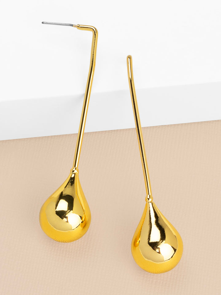 ZENZII VERTICAL BAR TEARDROP EARRING