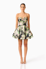 ELLIATT FLORAYNE STRAPLESS MINI DRESS