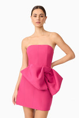 ELLIATT ELYSIE BOW MINI DRESS