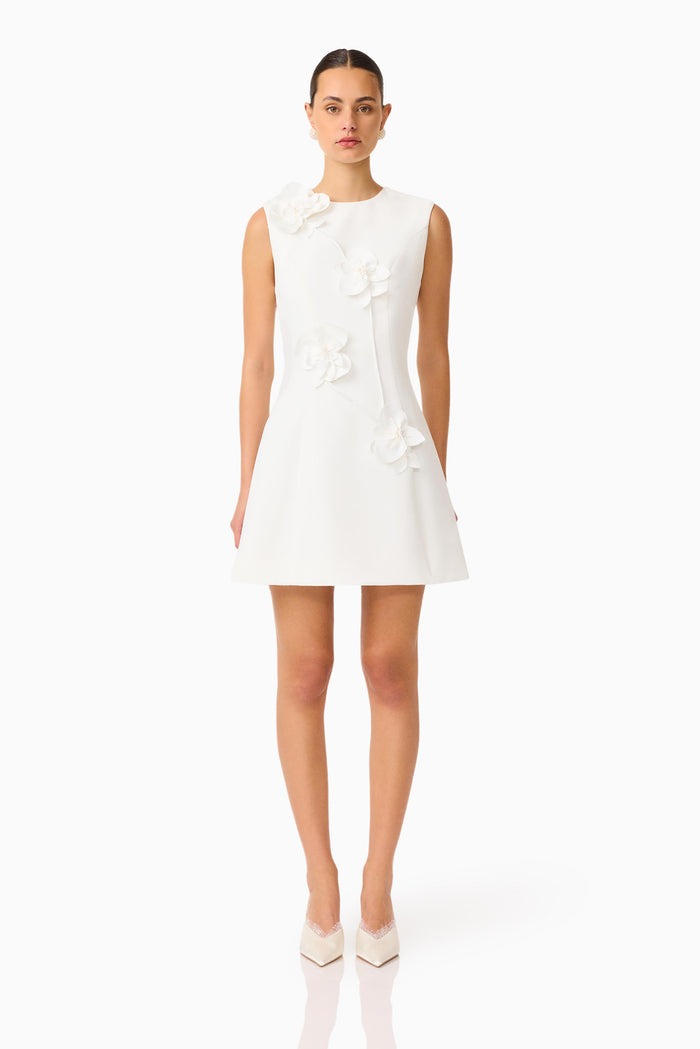 ELLIATT REINA 3D FLORAL MINI DRESS