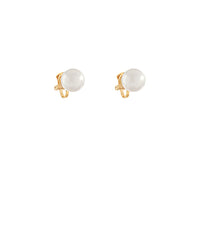 GS PEARL CLIP ON EARRINGS