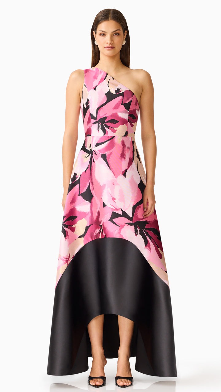 ELLIATT LUMIFLORA ASYMMETRICAL GOWN