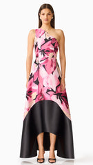 ELLIATT LUMIFLORA ASYMMETRICAL GOWN