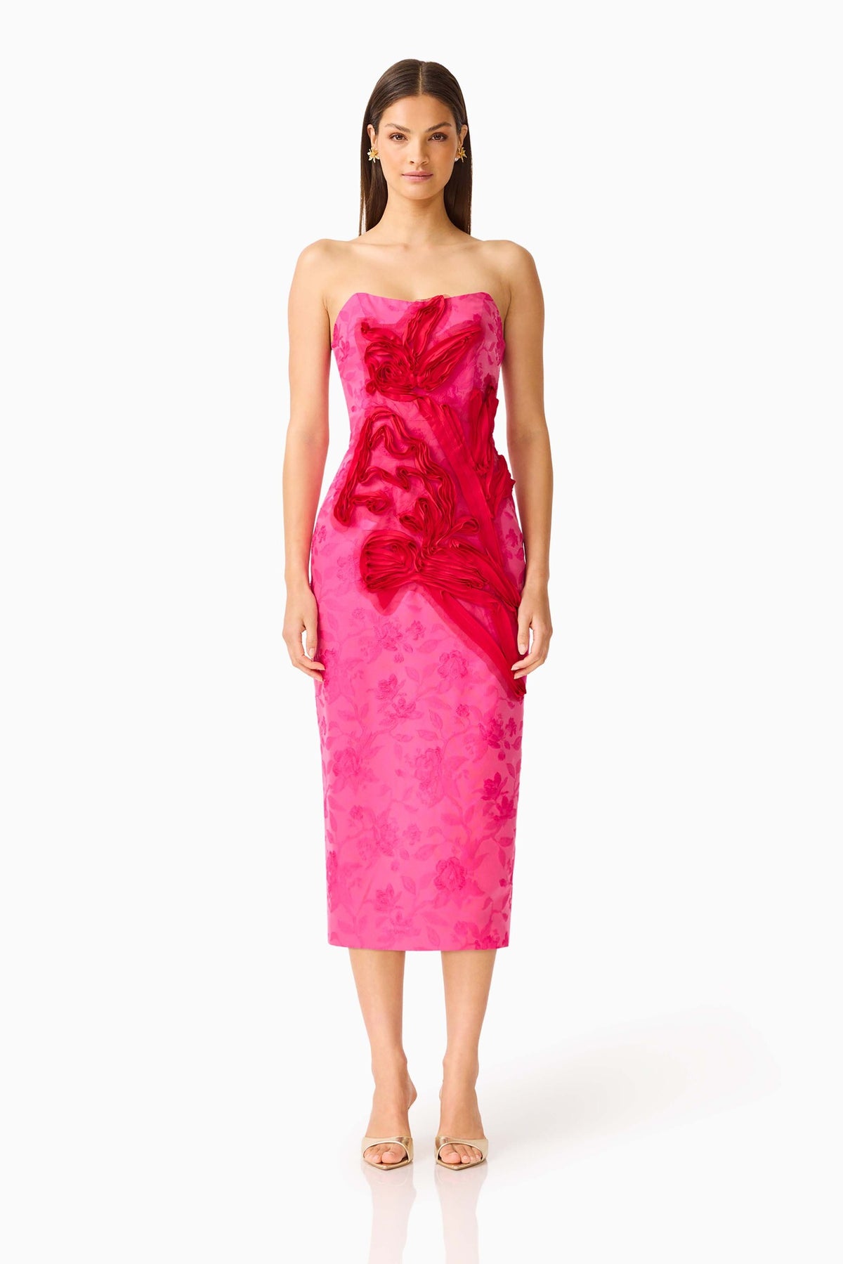 ELLIATT FLORENTIA COLUMN MIDI DRESS