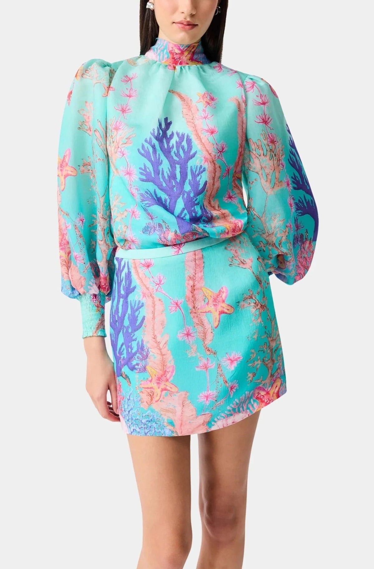 ELLIATT CORAL MINI SKIRT