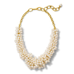 CC&CO FRESHWATER PEARL EXPLOSION STMNT NECKLACE