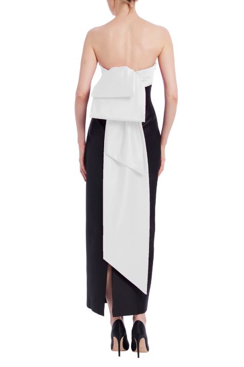 BADGLEY MISCHKA STRAPLESS DRESS