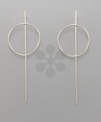 GS RING & BAR DROP EARRING