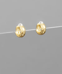 GS 9MM WIDE HUGGIE HOOPS