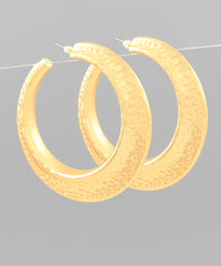GS HAMMERED GRADUAL HOOPS