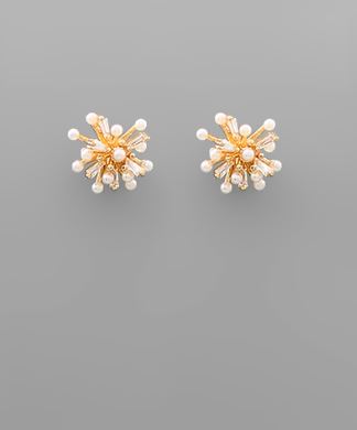 GS CLUSTER STUD EARRING