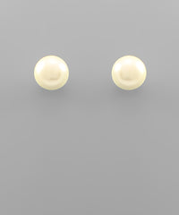 GS 12MM PEARL STUD EARRING