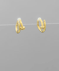 GS NAIL HUGGIE HOOPS