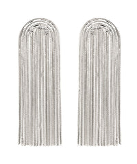 GS SNAKE CHAIN DROP EARRING