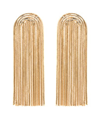 GS SNAKE CHAIN DROP EARRING