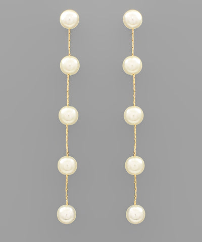 GS 5 PEARL DROP EARRING