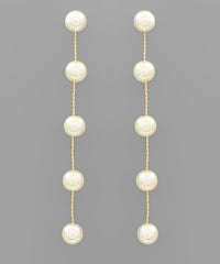 GS 5 PEARL DROP EARRING