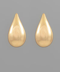 GS BOLD TEARDROP EARRING