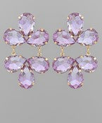 GS TIERED PEAR PETAL EARRINGS