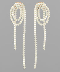 GS PEARL ROPED AROUND EARRING