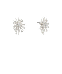 GS CRYSTAL ACCENT SNOWFLAKE EARRINGS