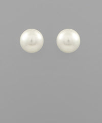 GS 18MM PEARL BALL EARRING