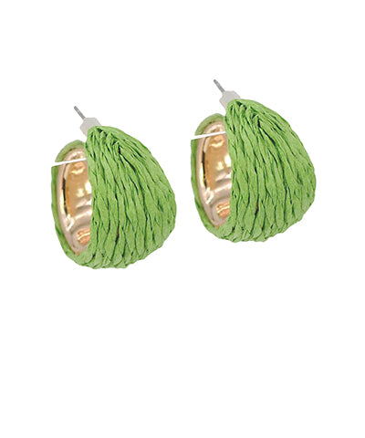 GS WRAPPED RAFFIA HOOPS