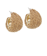 GS WRAPPED RAFFIA HOOPS