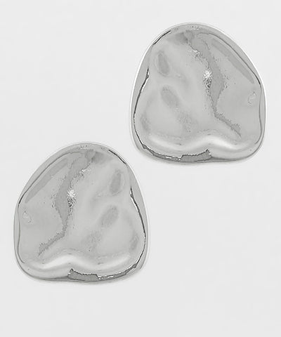 GS PRESSED OVAL EARRING