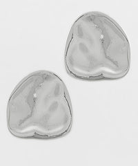 GS PRESSED OVAL EARRING