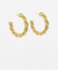 GS BRASS TWISTED ROPE HOOPS