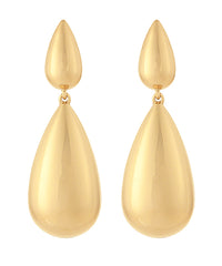 GS DOUBLE TEARDROP EARRING