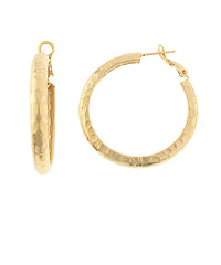 GS HAMERED TEXTURED METAL HOOP