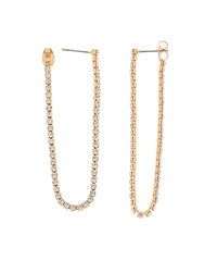 GS CUP CHAIN CONNECT DANGLE EARRING