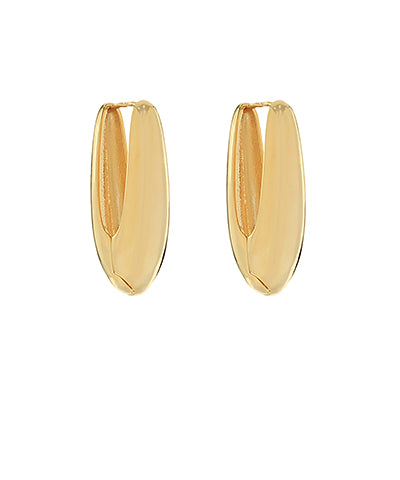 GS U SHAPED METAL HOOP EARRING