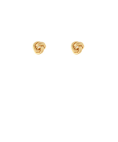 GS GOLD DIPPED KNOT STUDS
