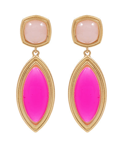 GS MARQUISE STONE DROP EARRING