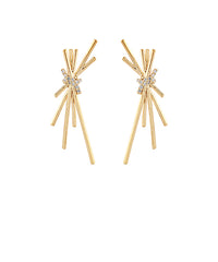 GS KNOTTED BAR EARRING