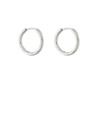 GS 15MM THING GOLD STUD HOOPS