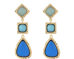 GS LINEAR MULTI SHAPE EARRING
