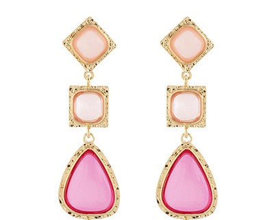 GS LINEAR MULTI SHAPE EARRING